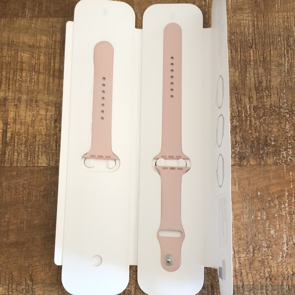 AUTHENTIC APPLE WATCHBAND (Sand Pink) Full set in box for 42mm Apple Watches